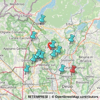 Mappa Via Susa, 22063 Cantù CO, Italia (6.68846)