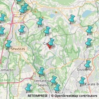 Mappa Via Susa, 22063 Cantù CO, Italia (6.7515)