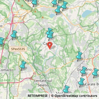 Mappa Via Susa, 22063 Cantù CO, Italia (7.243)