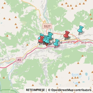 Mappa Via Kaolack, 11100 Aosta AO, Italia (1.88455)