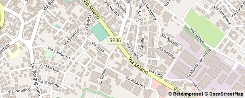 Mappa Cantù