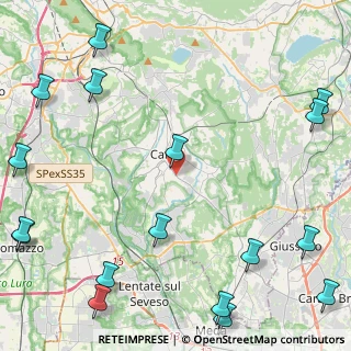 Mappa Via Grigna, 22063 Cantù CO, Italia (7.01278)
