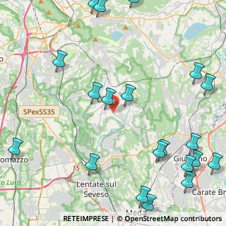 Mappa Via Grigna, 22063 Cantù CO, Italia (6.127)