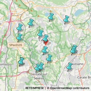 Mappa Via Grigna, 22063 Cantù CO, Italia (4.5475)