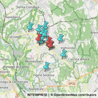 Mappa Via Grigna, 22063 Cantù CO, Italia (1.05611)