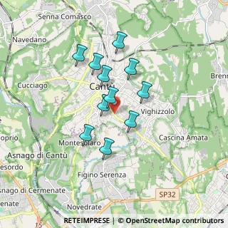 Mappa Via Grigna, 22063 Cantù CO, Italia (1.34727)