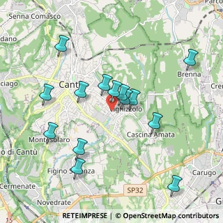 Mappa Via San Giuseppe, 22063 Cantù CO, Italia (1.88357)