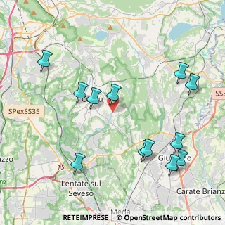 Mappa Via San Giuseppe, 22063 Cantù CO, Italia (4.63833)