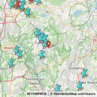 Mappa Via San Giuseppe, 22063 Cantù CO, Italia (6.216)
