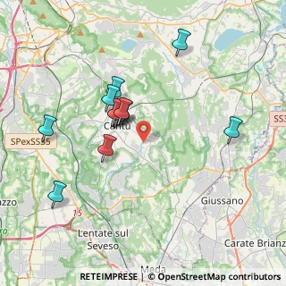 Mappa Via San Giuseppe, 22063 Cantù CO, Italia (3.4475)