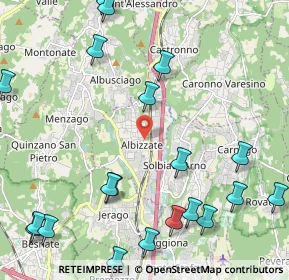 Mappa Via Magenta, 21041 Albizzate VA, Italia (2.8895)