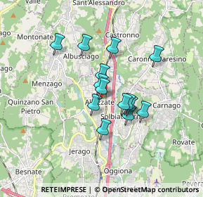 Mappa Via Magenta, 21041 Albizzate VA, Italia (1.25429)