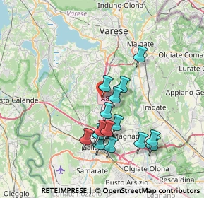 Mappa Via Magenta, 21041 Albizzate VA, Italia (6.656)