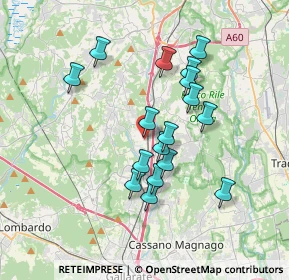 Mappa Via Magenta, 21041 Albizzate VA, Italia (3.10294)