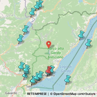Mappa Via Valvestino, 25084 Gargnano BS, Italia (12.385)