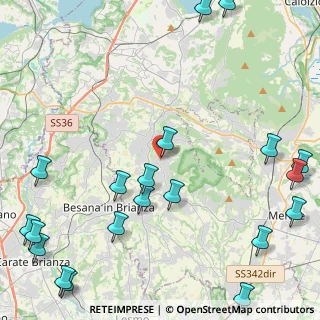 Mappa Via Risorgimento, 23897 Viganò LC, Italia (6.3855)