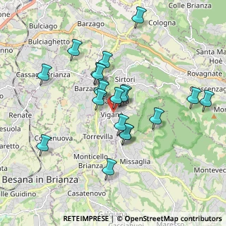 Mappa Via Risorgimento, 23897 Viganò LC, Italia (1.6465)