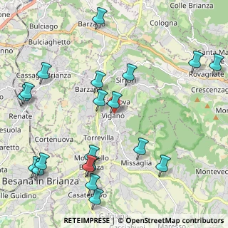 Mappa Via Risorgimento, 23897 Viganò LC, Italia (2.6965)