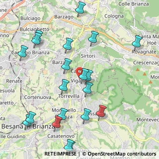 Mappa Via Risorgimento, 23897 Viganò LC, Italia (2.4915)