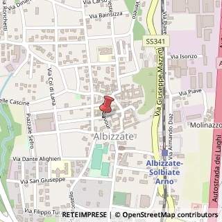 Mappa Via XX Settembre, 1, 21041 Albizzate, Varese (Lombardia)