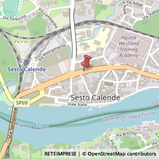 Mappa 21018 Sesto Calende VA, Italia, 21018 Sesto Calende, Varese (Lombardia)