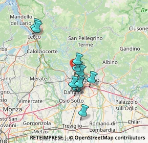 Mappa Piazza XXV Aprile, 24030 Paladina BG, Italia (10.78636)