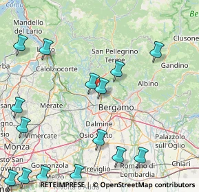Mappa Piazza XXV Aprile, 24030 Paladina BG, Italia (22.876)