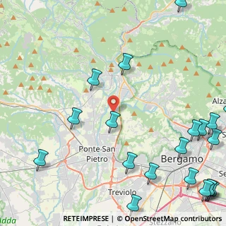 Mappa Piazza XXV Aprile, 24030 Paladina BG, Italia (6.7635)