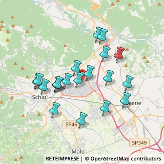 Mappa Via Campagna, 36014 Santorso VI, Italia (3.478)