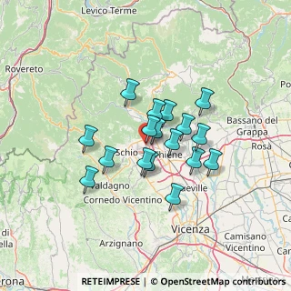 Mappa Via Campagna, 36014 Santorso VI, Italia (9.93588)