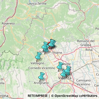 Mappa Via Campagna, 36014 Santorso VI, Italia (11.81)