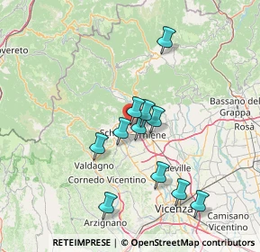 Mappa Via Campagna, 36014 Santorso VI, Italia (12.47909)