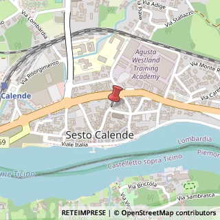 Mappa Via XX Settembre, 30, 21018 Sesto Calende, Varese (Lombardia)