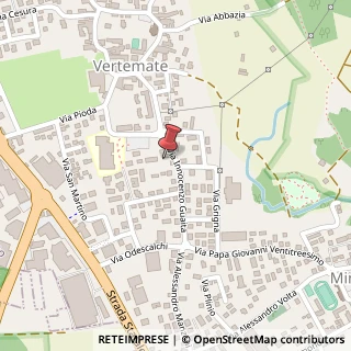 Mappa Via I. Guaita, 44, 22070 Vertemate con Minoprio, Como (Lombardia)