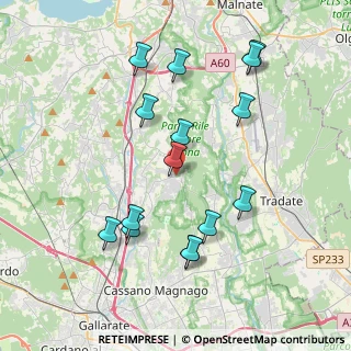 Mappa Via Postcastello, 21040 Carnago VA, Italia (3.96867)