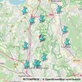 Mappa Via Postcastello, 21040 Carnago VA, Italia (4.82667)