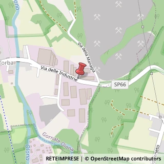 Mappa Via delle industrie, 21040 Gornate-Olona, Varese (Lombardia)