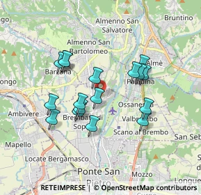 Mappa Via Rubini, 24030 Brembate di Sopra BG, Italia (1.52824)