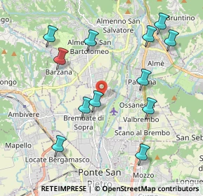 Mappa Via Rubini, 24030 Brembate di Sopra BG, Italia (2.20083)
