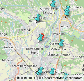 Mappa Via Rubini, 24030 Brembate di Sopra BG, Italia (2.66)