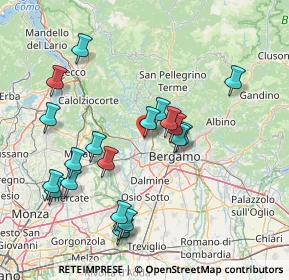 Mappa Via Rubini, 24030 Brembate di Sopra BG, Italia (15.7175)