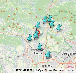 Mappa Via Rubini, 24030 Brembate di Sopra BG, Italia (2.89455)