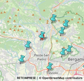 Mappa Via Rubini, 24030 Brembate di Sopra BG, Italia (5.11182)