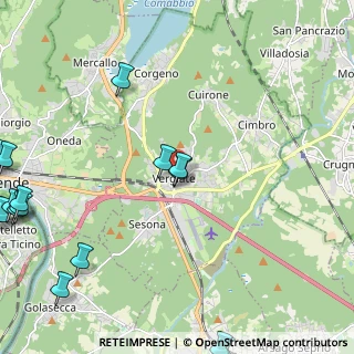 Mappa Via Cavallotti, 21029 Vergiate VA, Italia (3.6955)