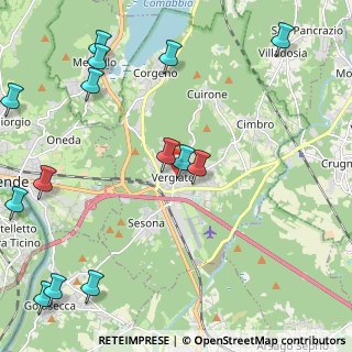 Mappa Via Cavallotti, 21029 Vergiate VA, Italia (2.95214)