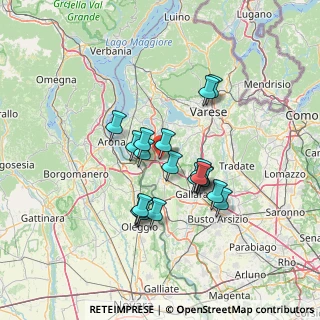 Mappa Piazza Daniele Beia, 21029 Vergiate VA, Italia (10.93211)