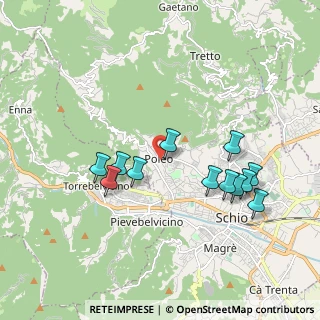 Mappa Via Elba, 36015 Schio VI, Italia (1.8075)