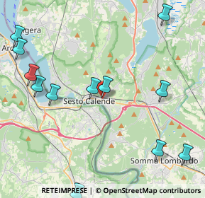 Mappa Via Alessandro Manzoni, 21029 Sesto Calende VA, Italia (5.68)