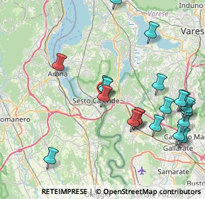 Mappa Via Alessandro Manzoni, 21029 Sesto Calende VA, Italia (9.1)