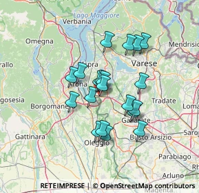 Mappa Via Alessandro Manzoni, 21029 Sesto Calende VA, Italia (10.505)